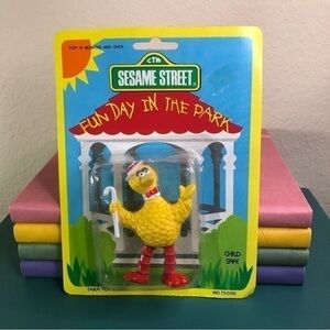 Sesame Street Big Bird Fun Day In The Park Vintage Character Collectible Figure